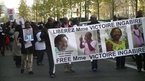 Victoire Ingabire Protest